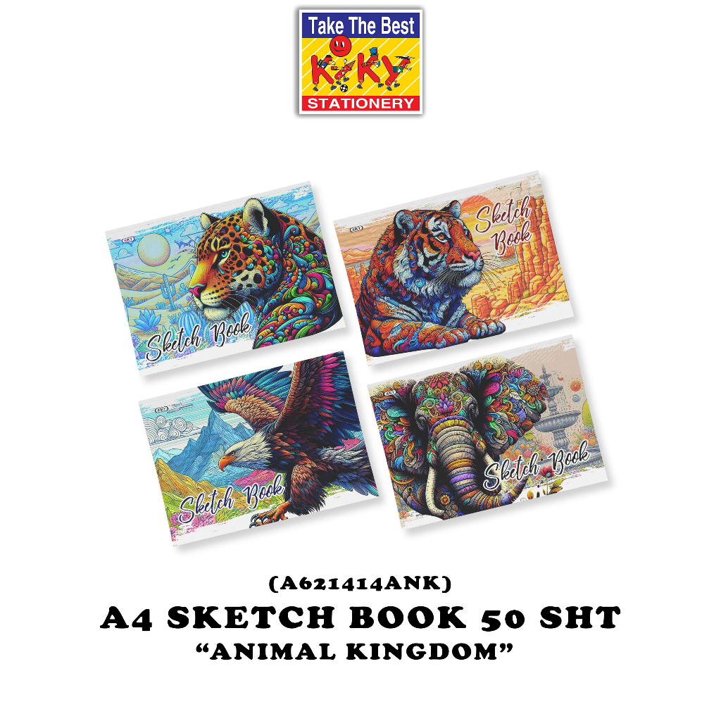 

KIKY Sketch Book / Buku Sketsa Ukuran A4 (Uk. 21 x 29.7 cm) Isi 50 Lembar (1 Pcs)