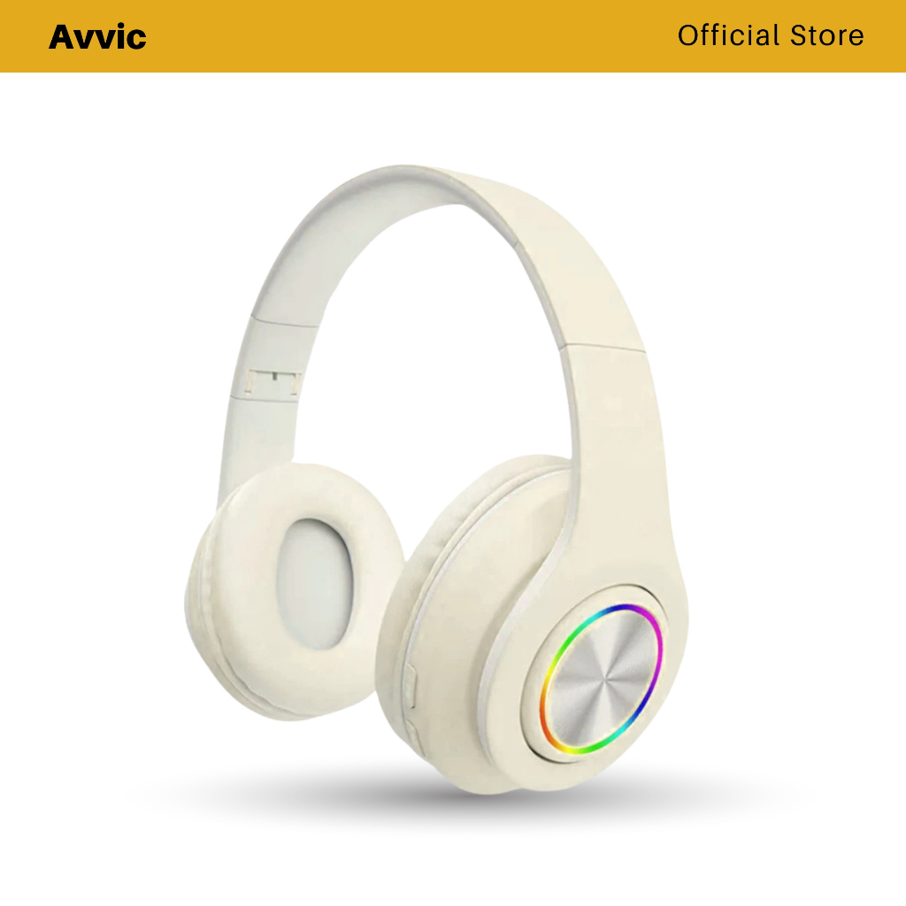 hot sale big promo avvic b39 headphone bluetooth 5.3 wireless headset bando mono bass hifi sound