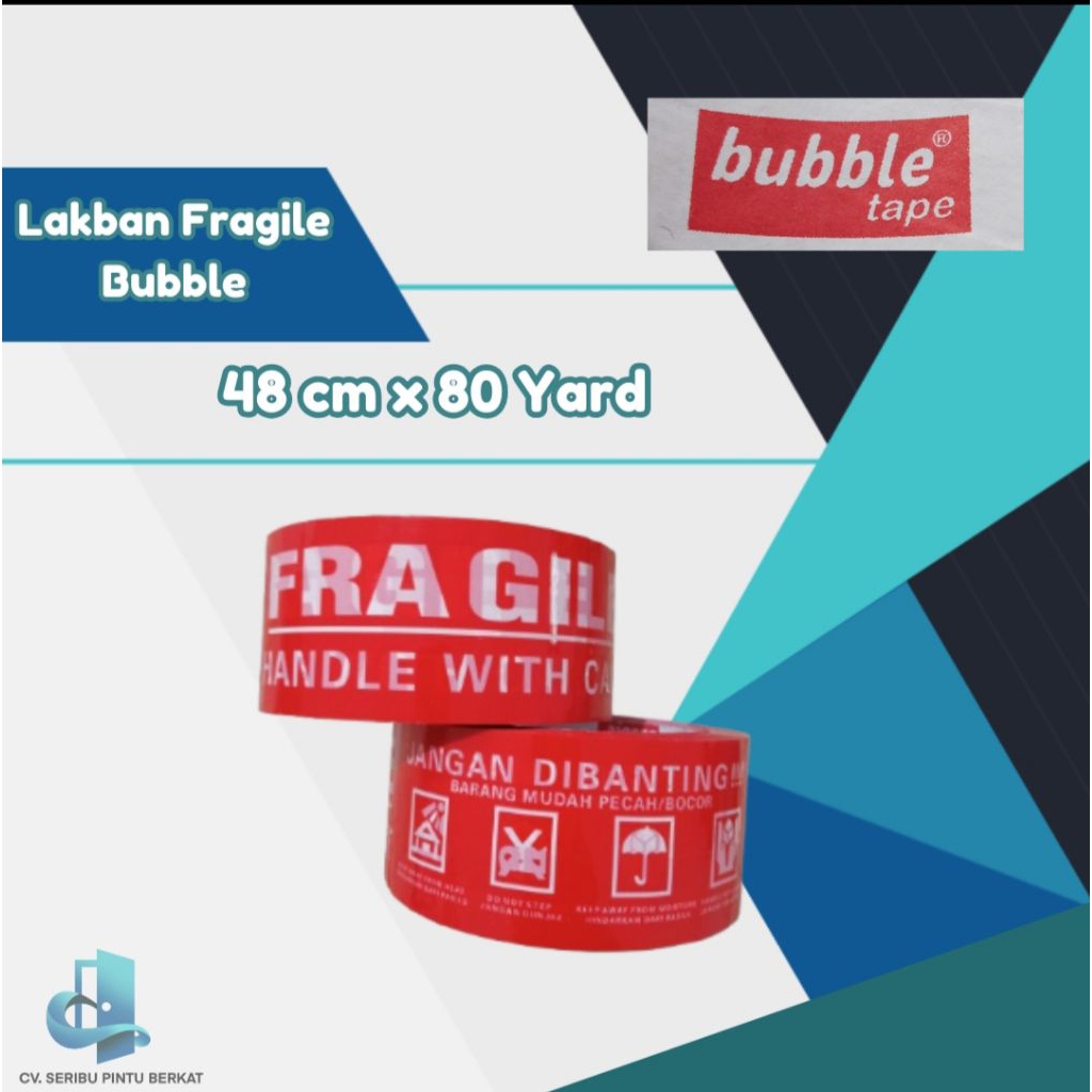 

LAKBAN FRAGILE BUBBLE 80 YARD