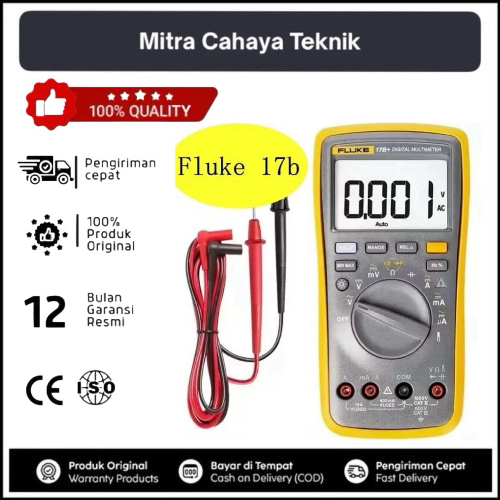 FLUKE 17B+ Max Digital Multimeter