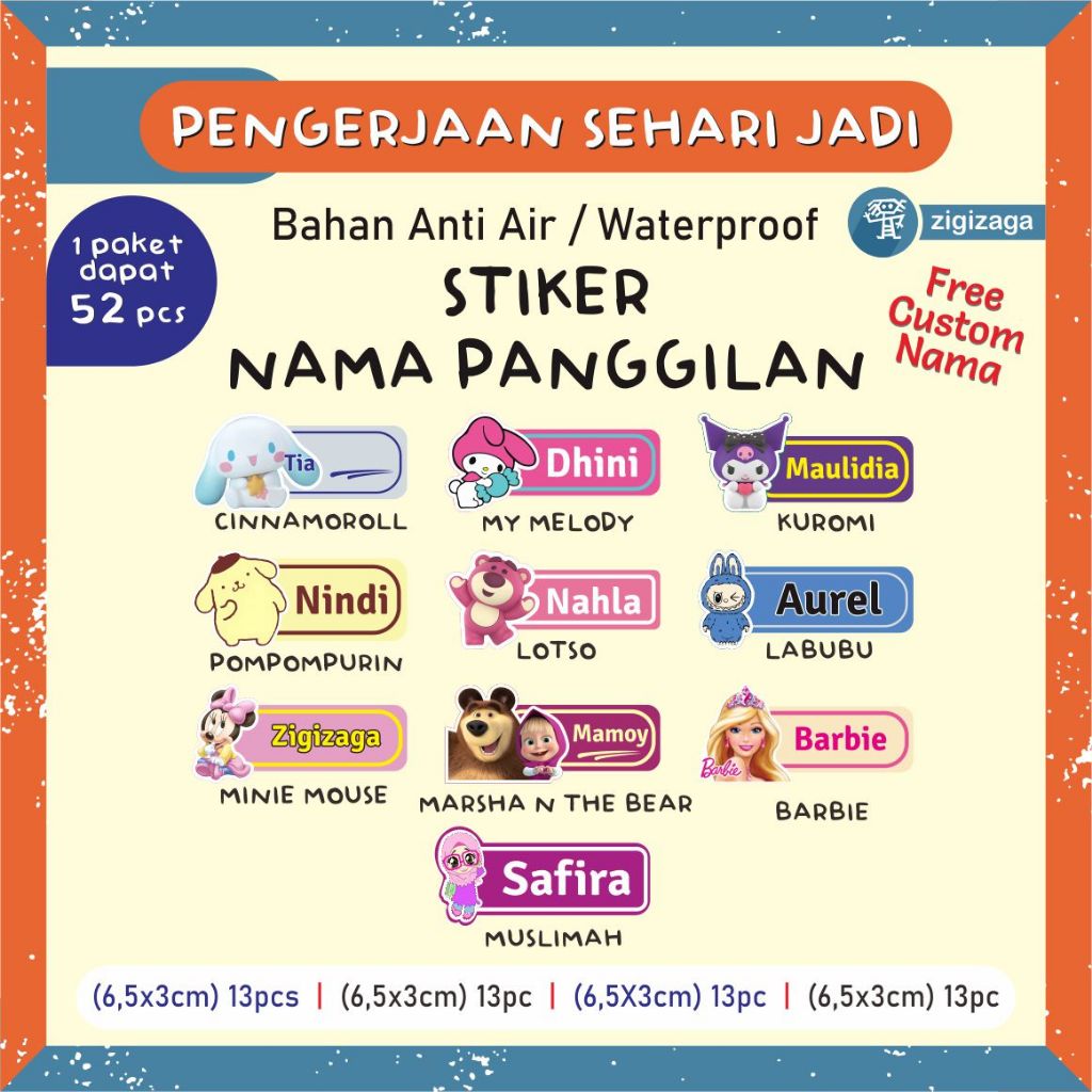 

STIKER NAMA PANGGILAN
