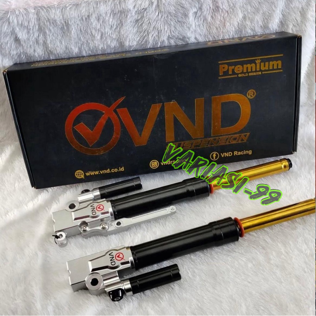 Shockbreaker Bottom Shock Depan Suspension VND Racing Genio Beat Scoopy Vario 110 125 150 New 160 - 