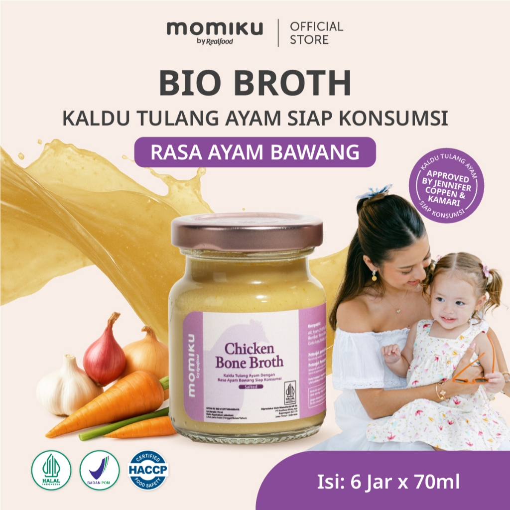 

[NEW LAUNCH] Realfood Momiku Bio Broth I Chicken Bone Broth Salted Rasa Ayam Bawang I Immune Booster