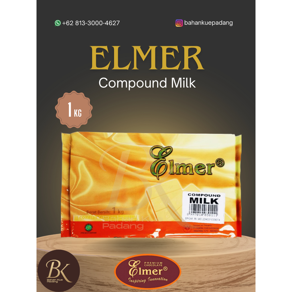 

Elmer Compound Milk – Cokelat Compound Susu 1 Kg