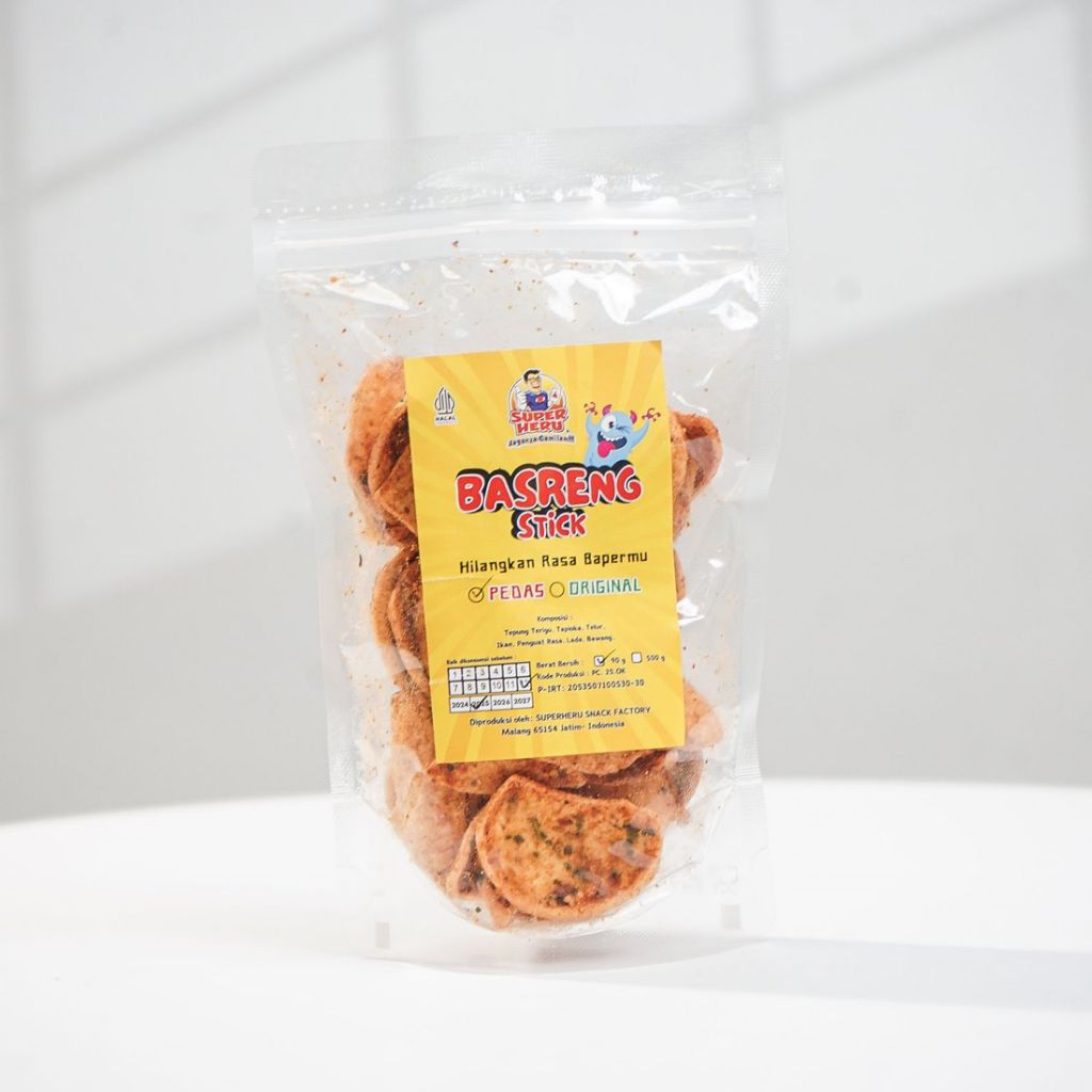 

Superheru Basreng Pedas Stik Basreng Bandung 90gram