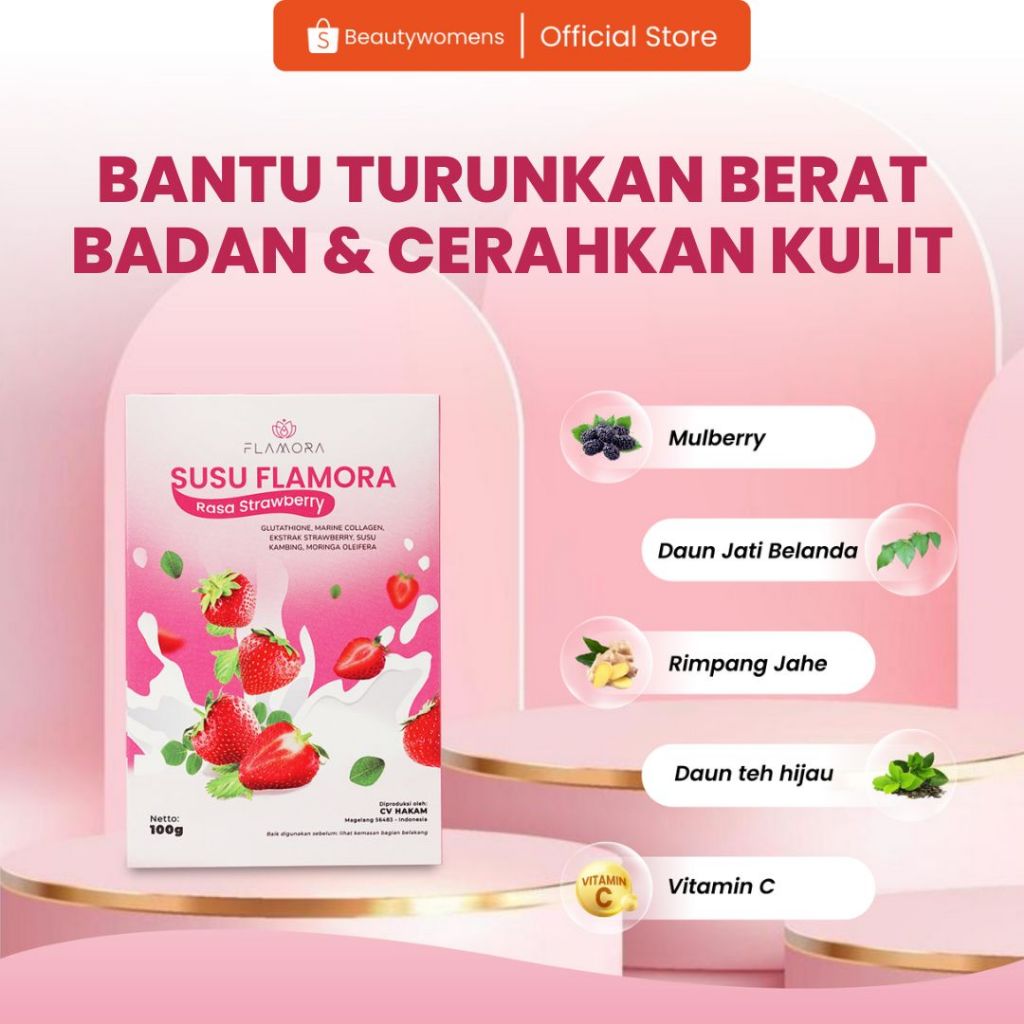 

Flamora Susu Bantu Turunkan Berat Badan & Cerahkan Kulit