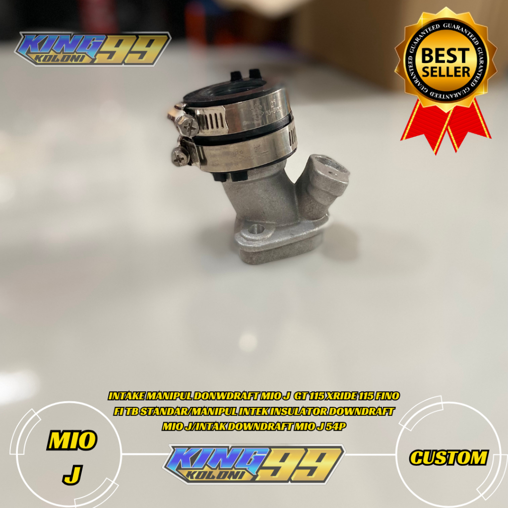 INTAKE MANIPUL DONWDRAFT MIO J  GT 115 XRIDE 115 FINO FI TB STANDAR/MANIPUL INTEK INSULATOR DOWNDRAF