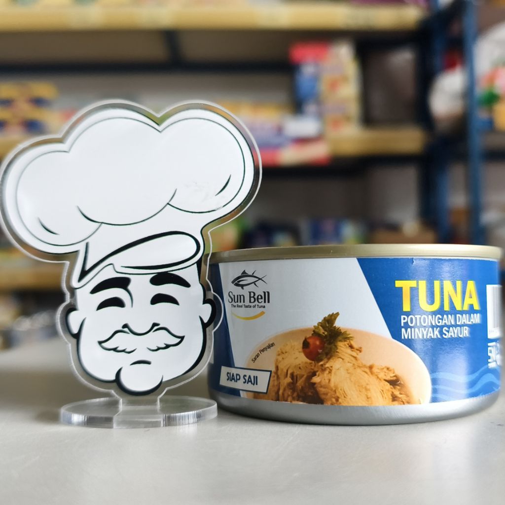 

Sunbell Tuna Chunk 185Gr / Ikan Tuna Kaleng 185Gr / Kornet Tuna 185Gr