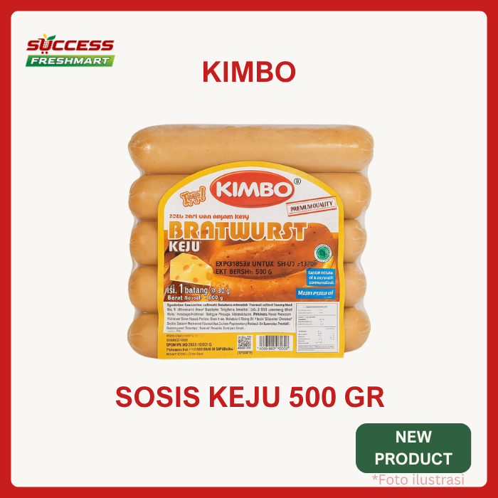 

kimbo sosis sapi keju 500 gram