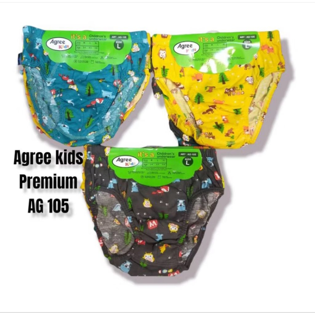 3 PCS CD AGREE KIDS ANAK LAKI LAKI (AG101 /AK018 / AG105/AG1016)