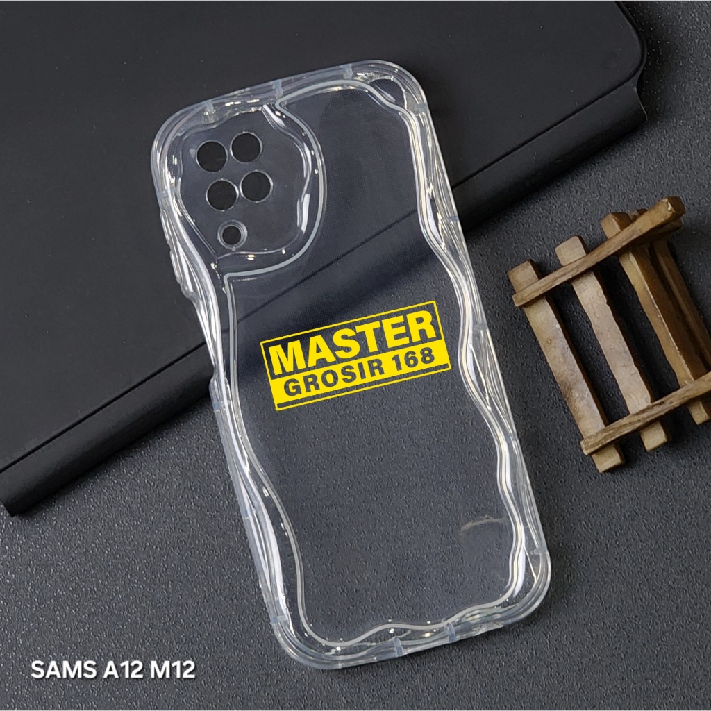 CASE SAMSUNG A12 SAMSUNG A13 4G SAMSUNG A14 4G SAMSUNG A14 5G   SOFT CASE WAVY CLEAR CASE MELTING G0