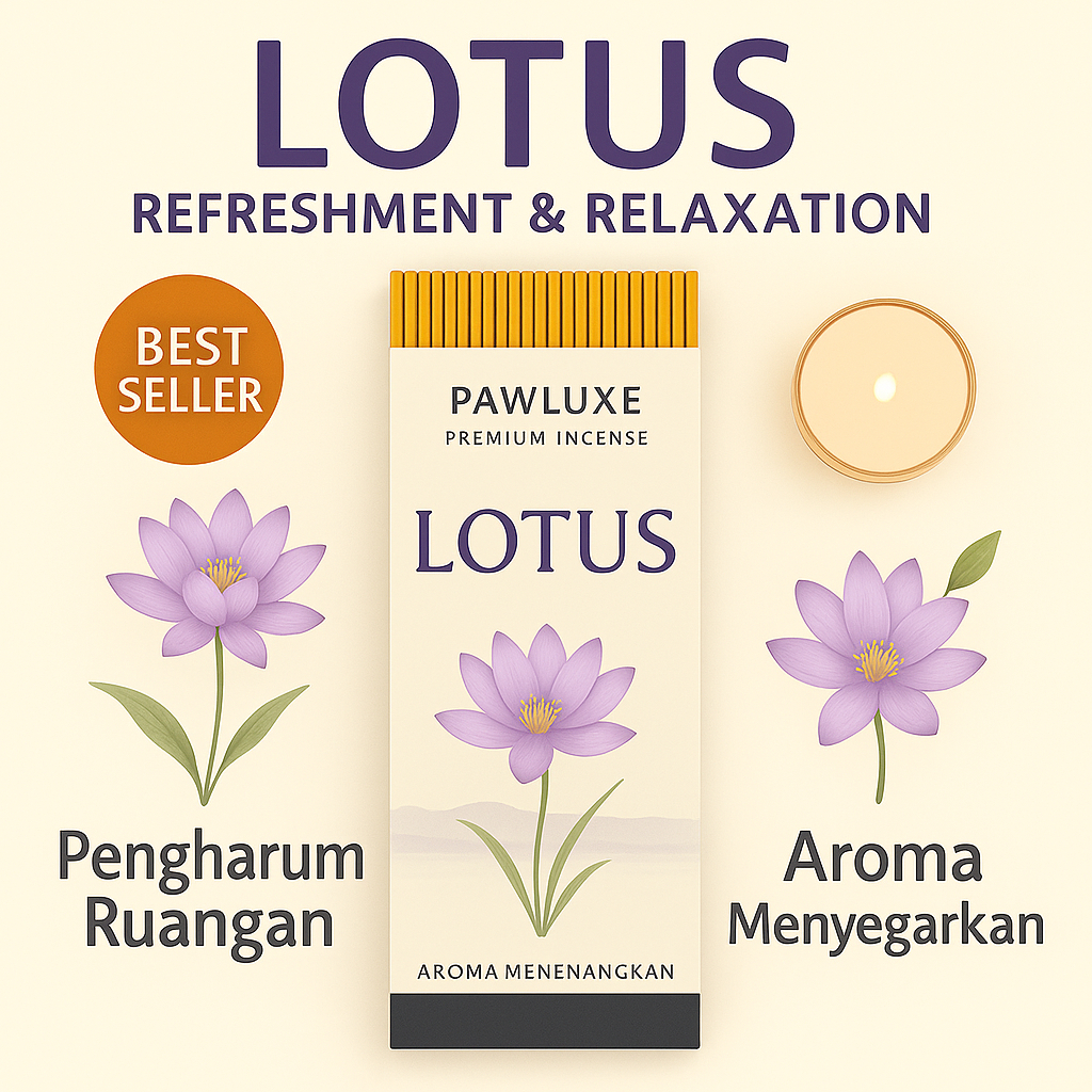 Dupa Aroma Lotus / Dupa Premium Aroma Lotus / Dupa Pengharum Ruangan / Dupa Aroma Terapi