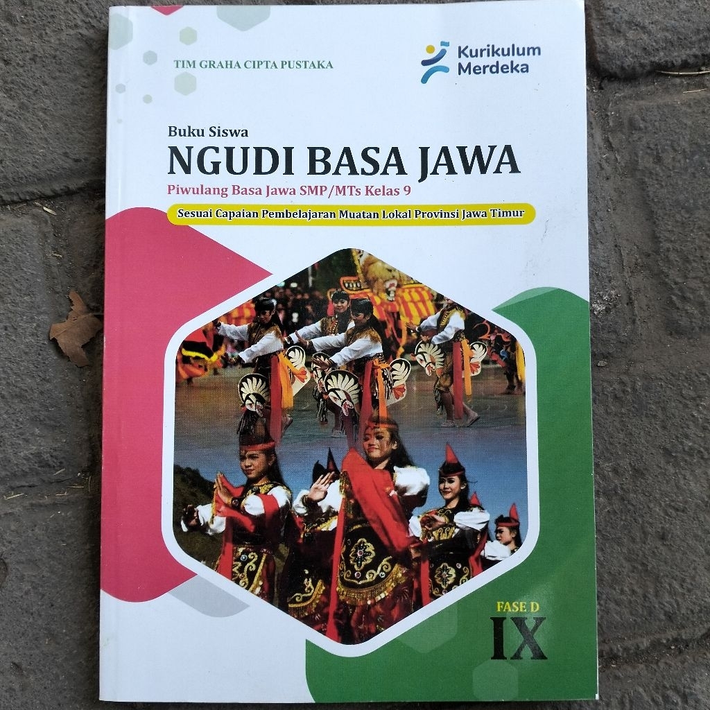 BUKU PELAJARAN / NGUDI BASA JAWA KELAS IX KURIKULUM MERDEKA ORIGINAL
