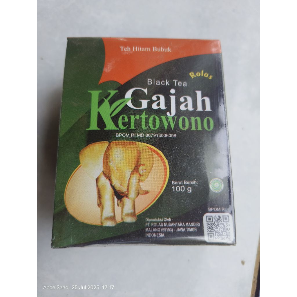 

TEH HITAM CAP GAJAH KERTOWONO BLACK TEA