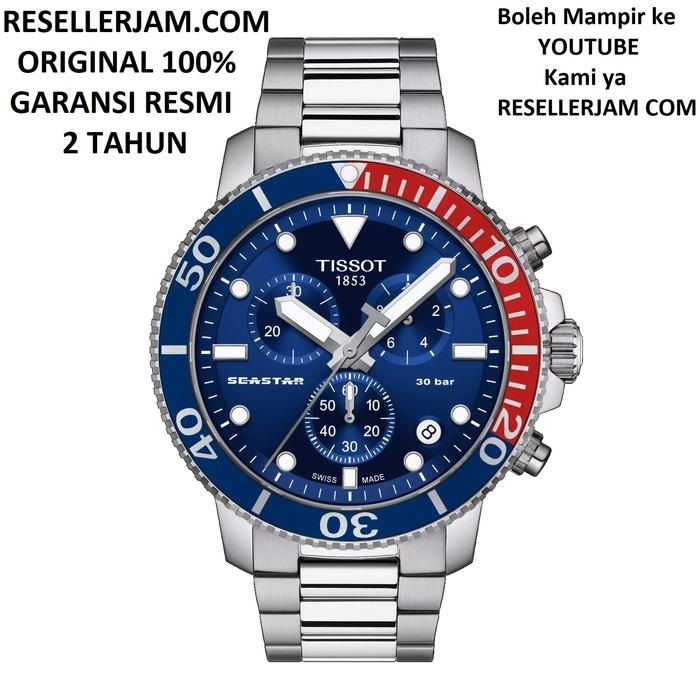 Tissot Seastar 1000 Quartz - Jam Tangan Pria Stainless Steel