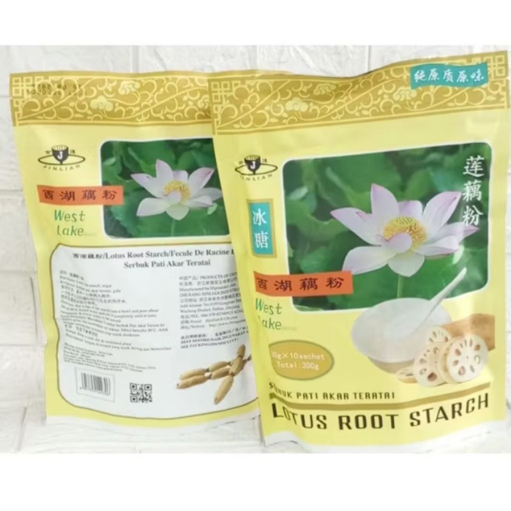 

Lotus /serbuk pati akar teratai/Lotus root starch isi 10 scht