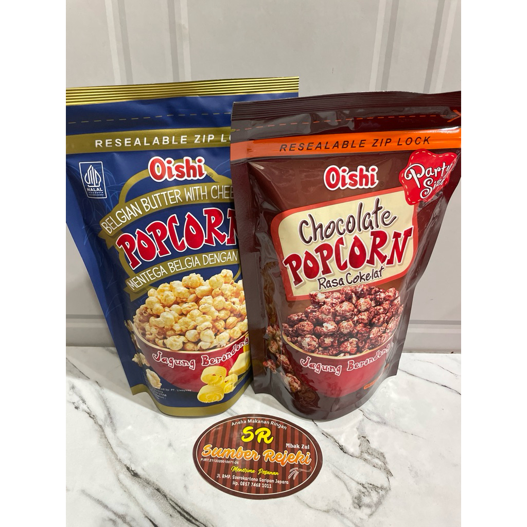

OISHI POPCORN POUCH BERAT 100gram