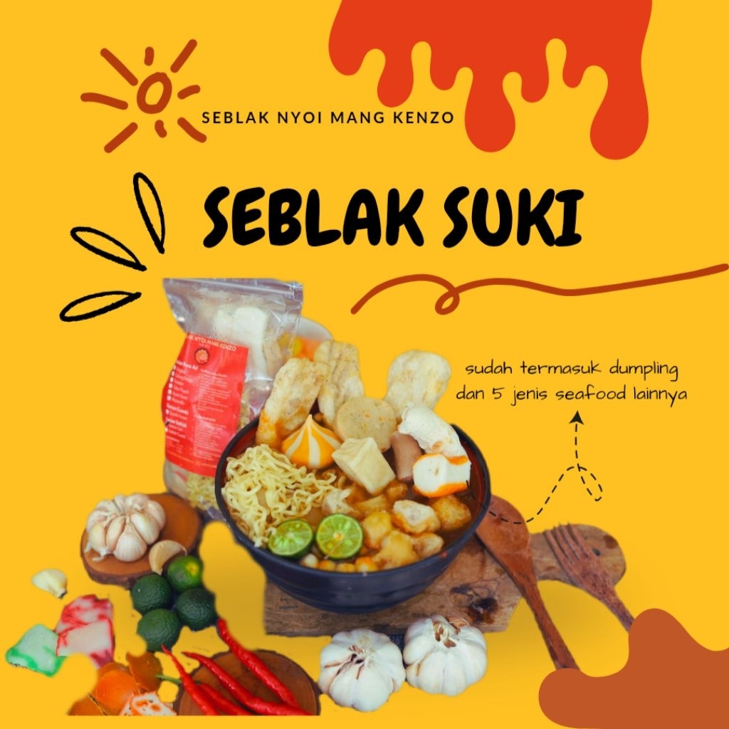 

SEBLAK INSTAN (BEST SELLER) SEBLAK SUKI - SEBLAK NYOI MANG KENZO