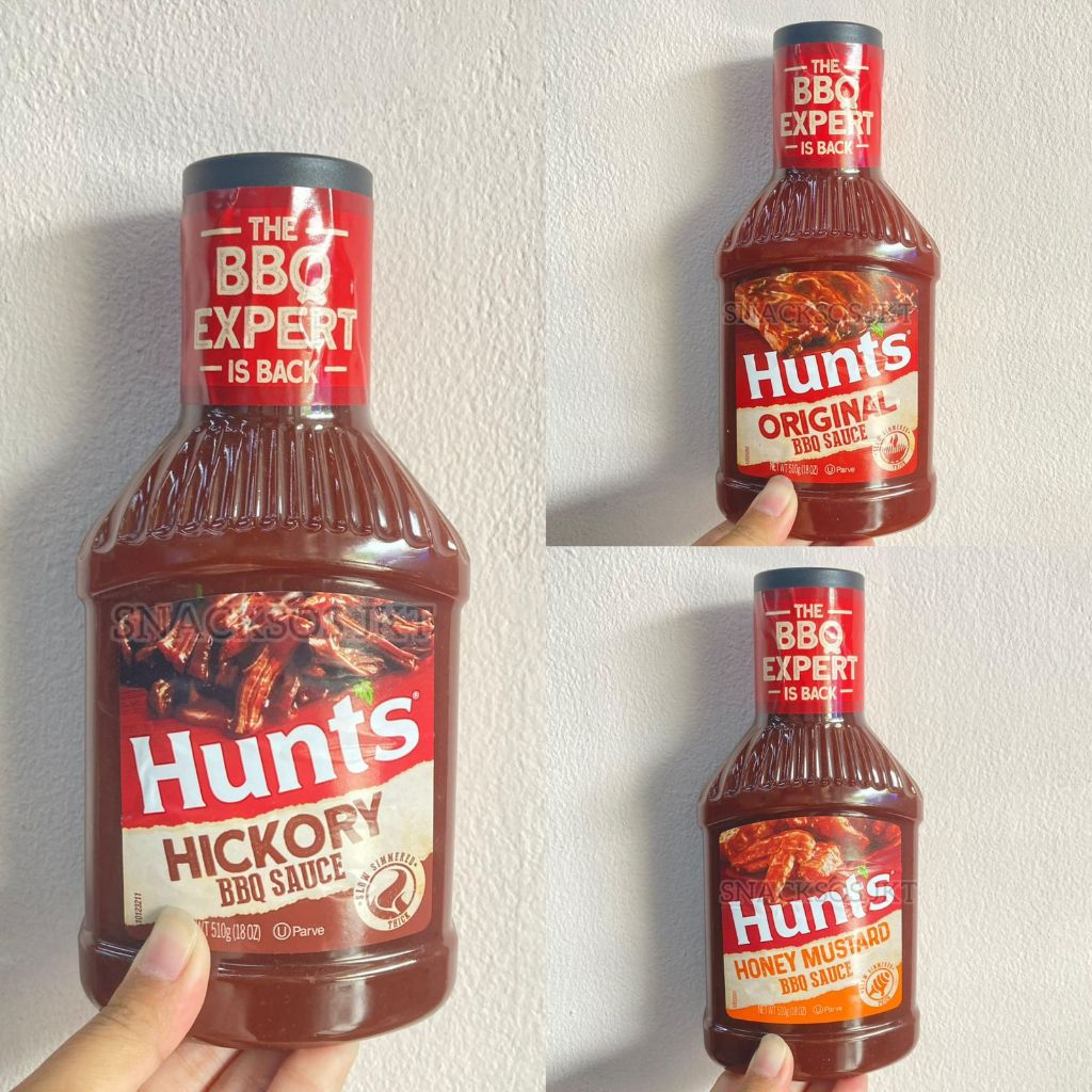 

HUNTS SAUCE ORIGINAL / HICKORY BBQ / HONEY MUSTARD BBQ SAUCE
