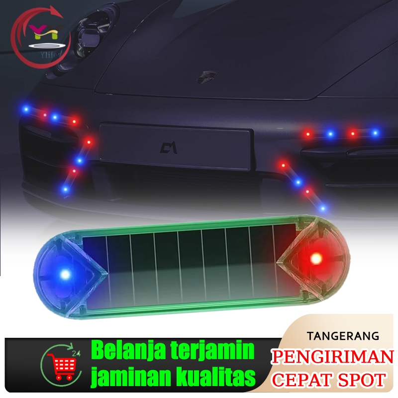 Lampu Peringatan Motor Solar Panel / Lampu Peringatan Kendaraan