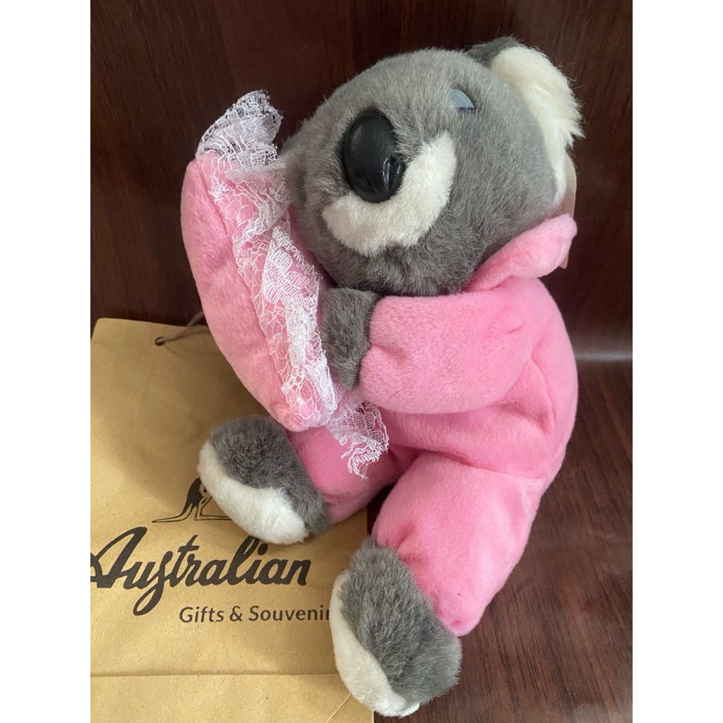 NEW BONEKA SOUVENIR KOALA SLEEPING AUSTRALIA