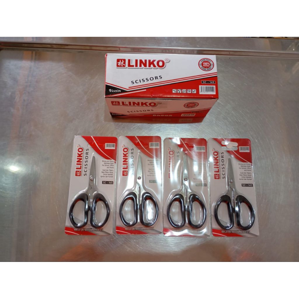 

(1pcs) Gunting kertas linko SC- 145/ gunting kecil linko/Gunting Kertas Stanlist kecil