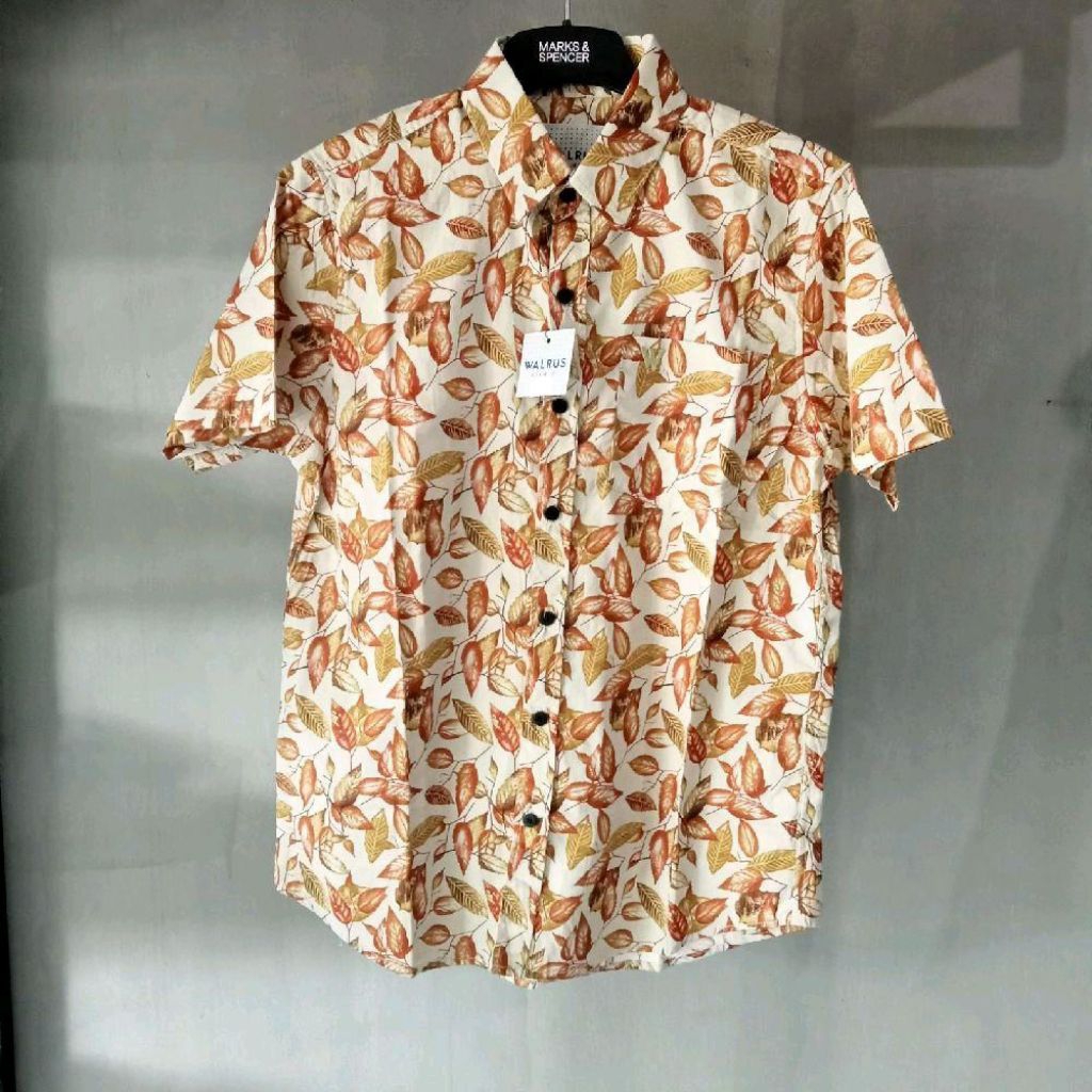 Walrus Kemeja Pria Lengan Pendek