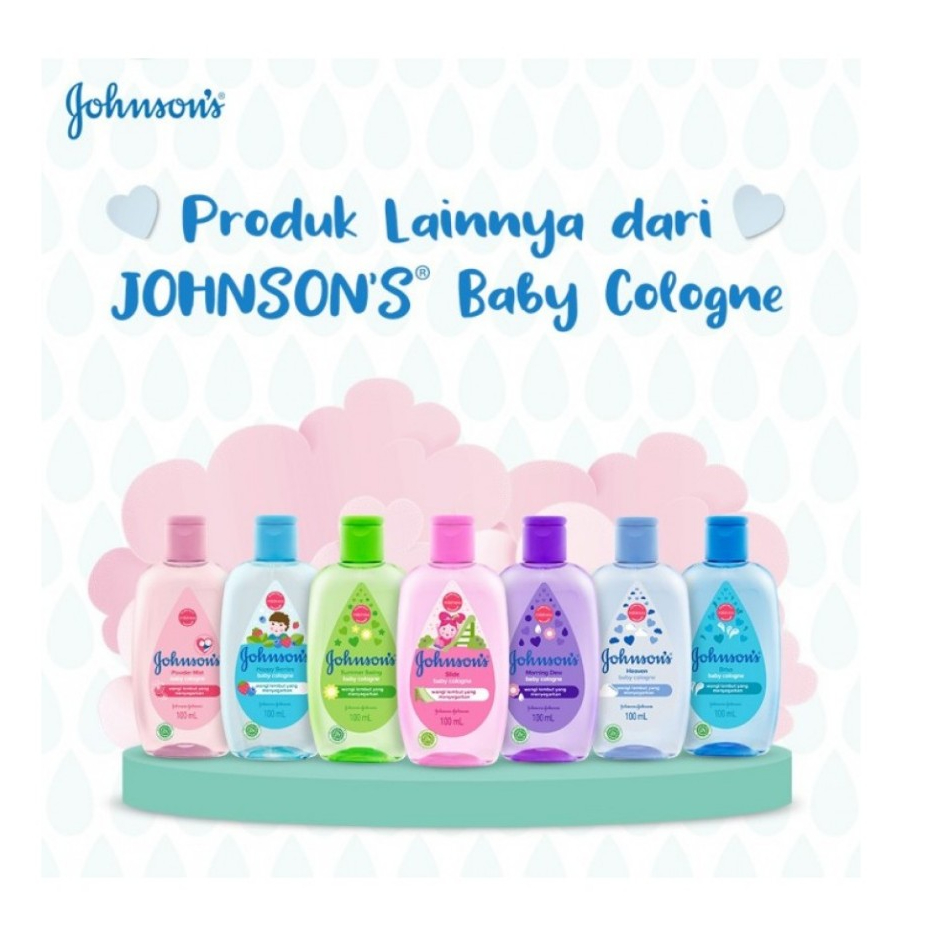 JOHNSON'S Baby Cologne Parfum Bayi 100ml - Parfum bayi