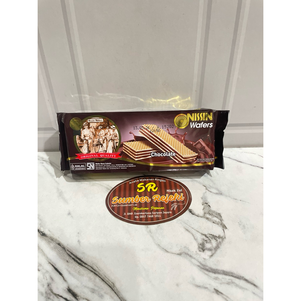 

NISSIN WAFER CHOCOLATE BERAT 125gram