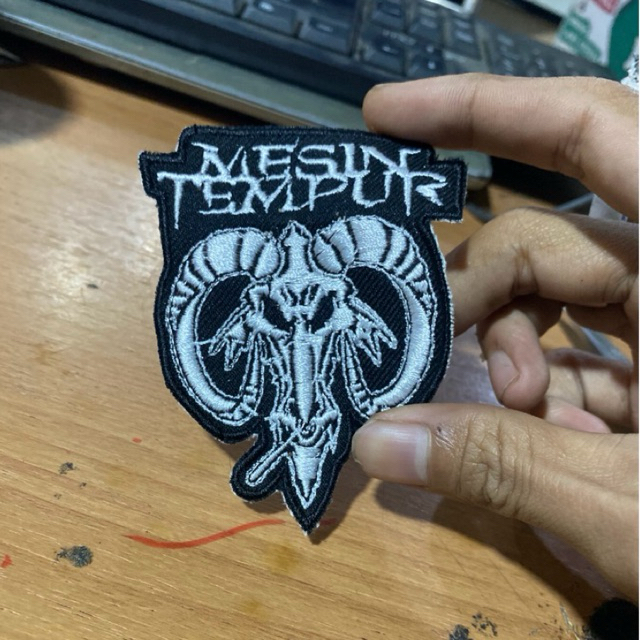 Emblem Patch Bordir Mesin Tempur Super premium