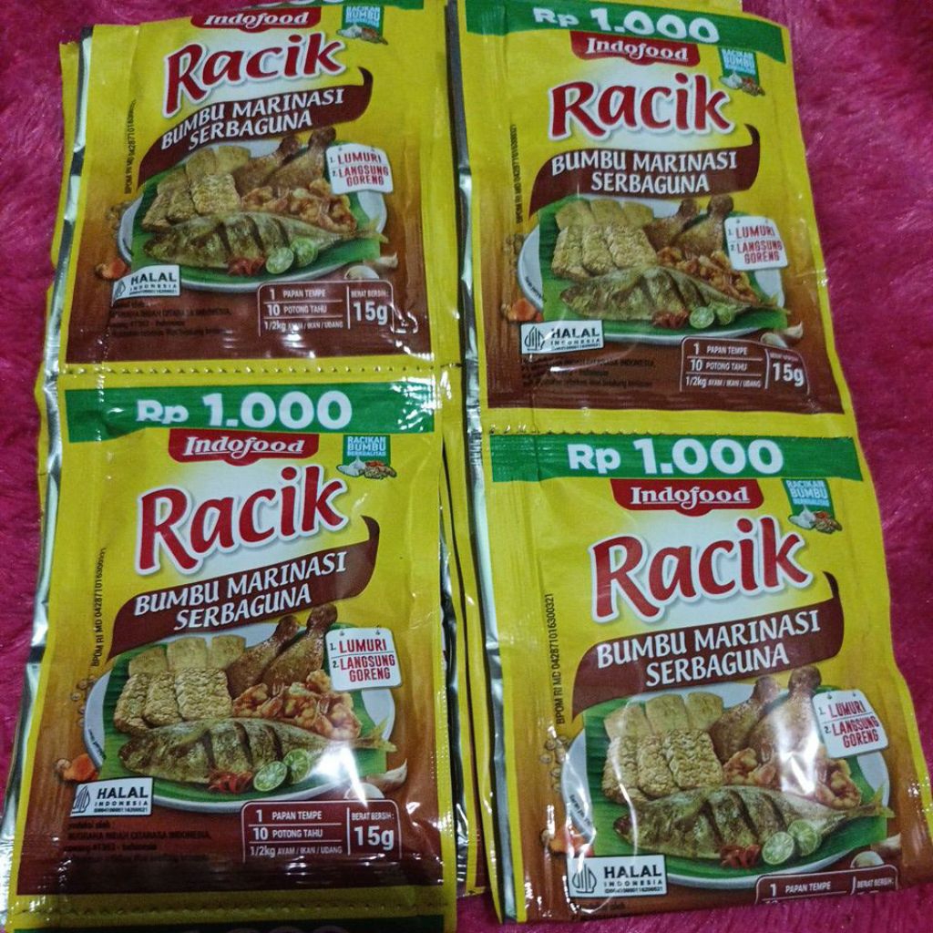 

Bumbu Racik Indofood marinasi serbaguna renceng