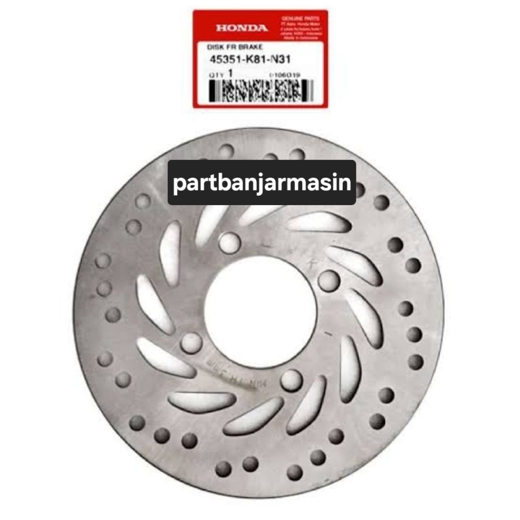 45351K81N31 PIRINGAN CAKRAM DEPAN BEAT ESP PIRINGAN CAKRAM BEAT STREET PIRINGAN CAKRAM DEPAN SCOOPY 