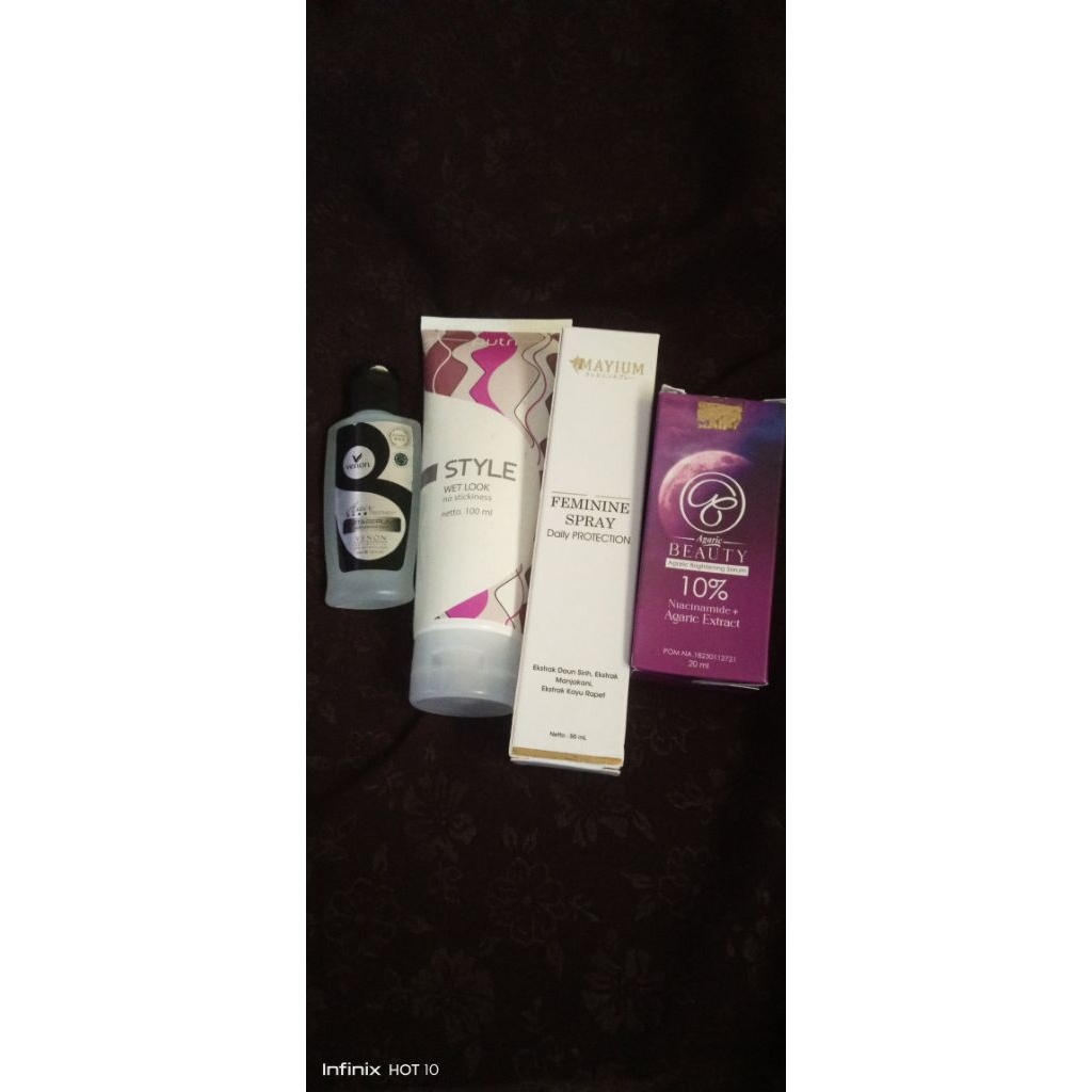 [BACA DESKRIPSI] AGARIC BEAUTY SERUM, MAYIUM FEMININE SPRAY, PUTRI STYLE WET LOOK, VENON HAIR TREATM