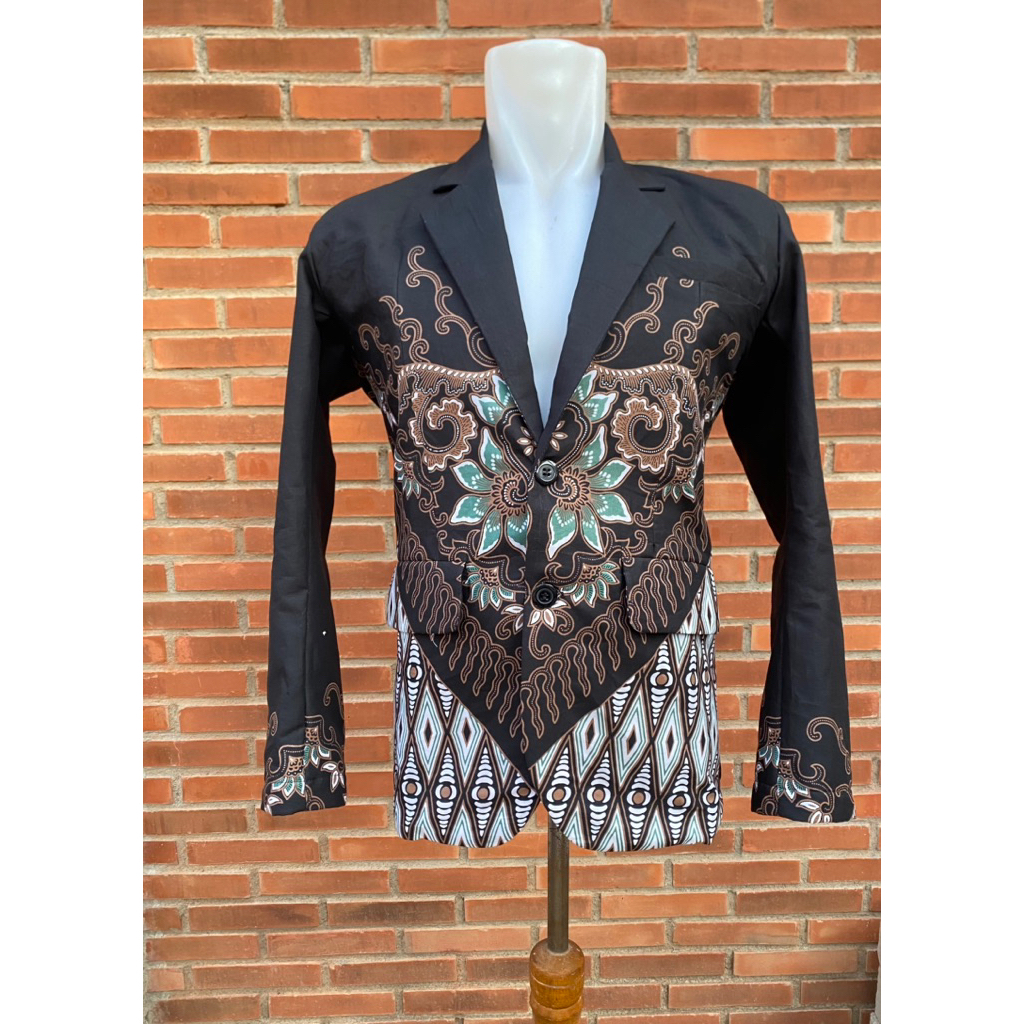 jas blezer batik motif baru jas blazer anak muda
