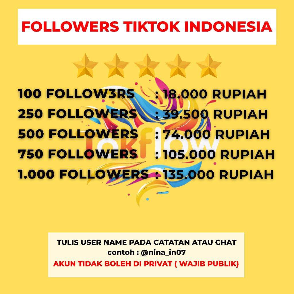 FOLLOWERS TIKTOK INDONESIA