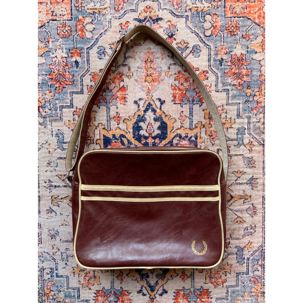 Fred Perry Classic Shoulder Bag Maroon