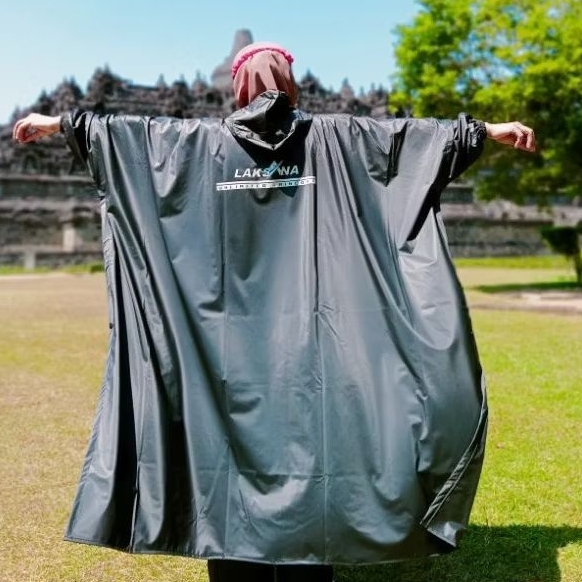 JAS HUJAN PONCO SAJA JAS HUJAN KELELAWAR JUMBO JAS HUJAN PONCO SUPER JUMBO PVC KARET PREMIUM PRIA WA