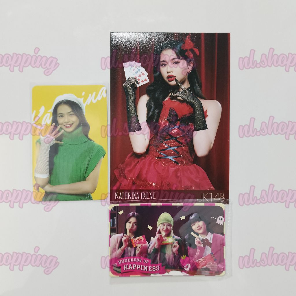 Bundling Photopack Kathrina JKT48 Raja Hati All In Tour 2025; Photocard Kathrina Japota & Photocard 