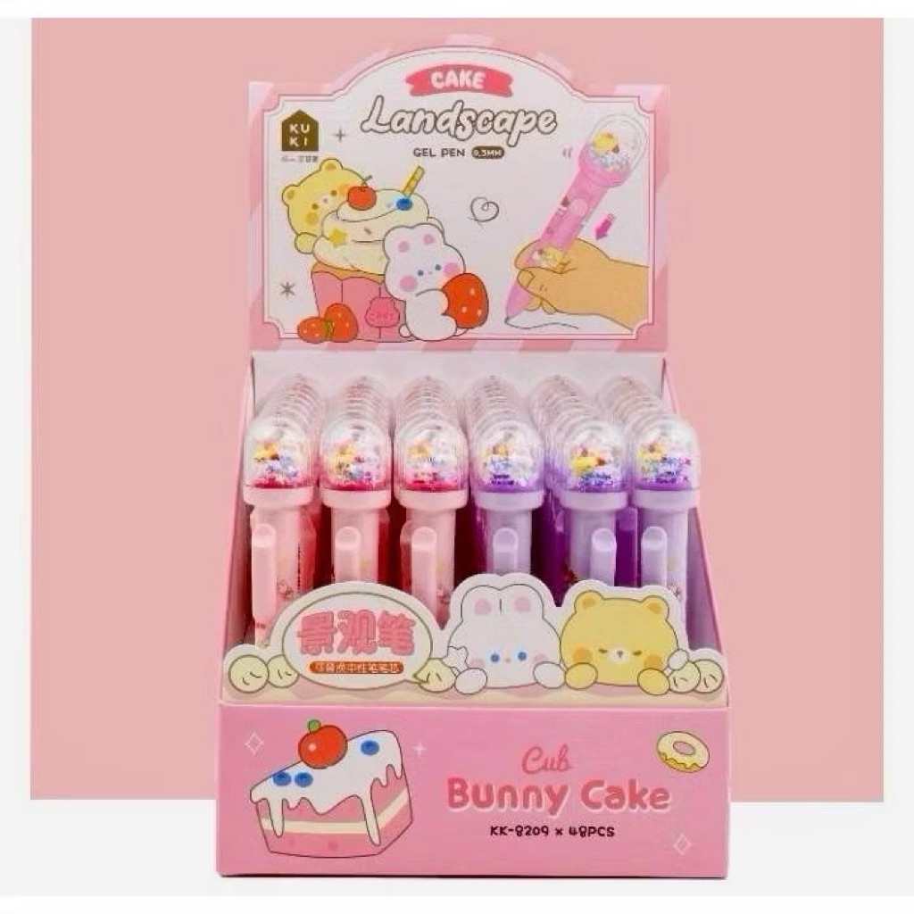 

PULPEN KUKI LANDSCAPE BUNNY CAKE / BALLPEN / PENA