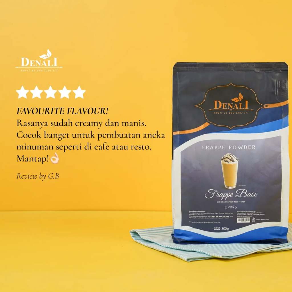 

Denali Powder Rasa Frappio Base