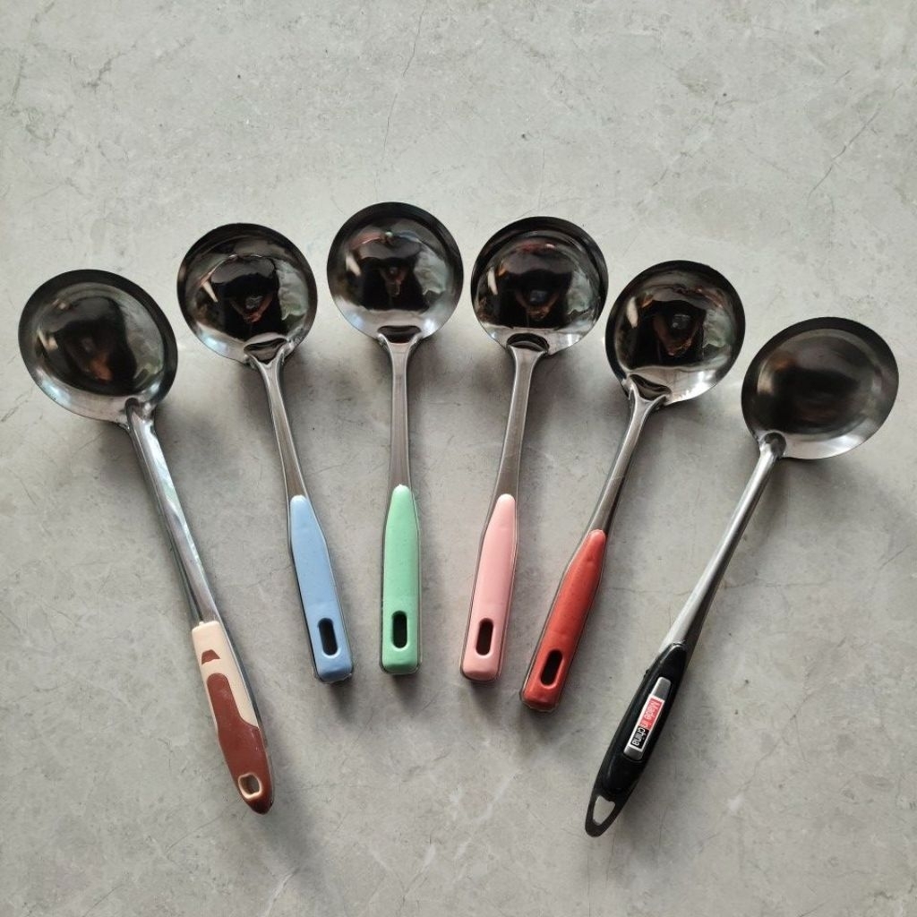 Sendok sayur stainless/Irus Sayur stainless warna pastel/Irus kls