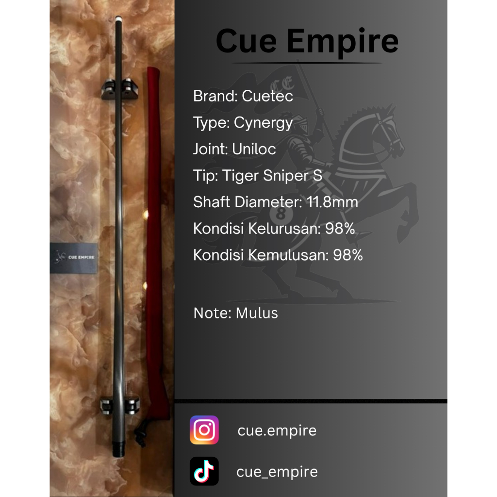 Cuetec Cynergy 11.8mm