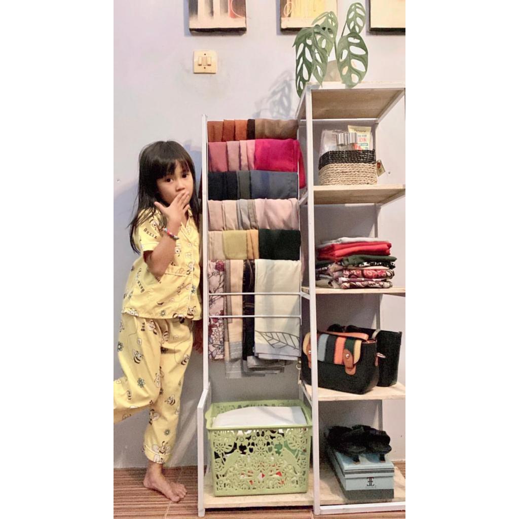 RAK BAJU/RAK HIJAB/RAK TAS/RAK BUKU/RAK BAJU/RAK DISPLAY/RAK SEPATU/RAK BESI HOLLOW 1,5cmX1,5cm