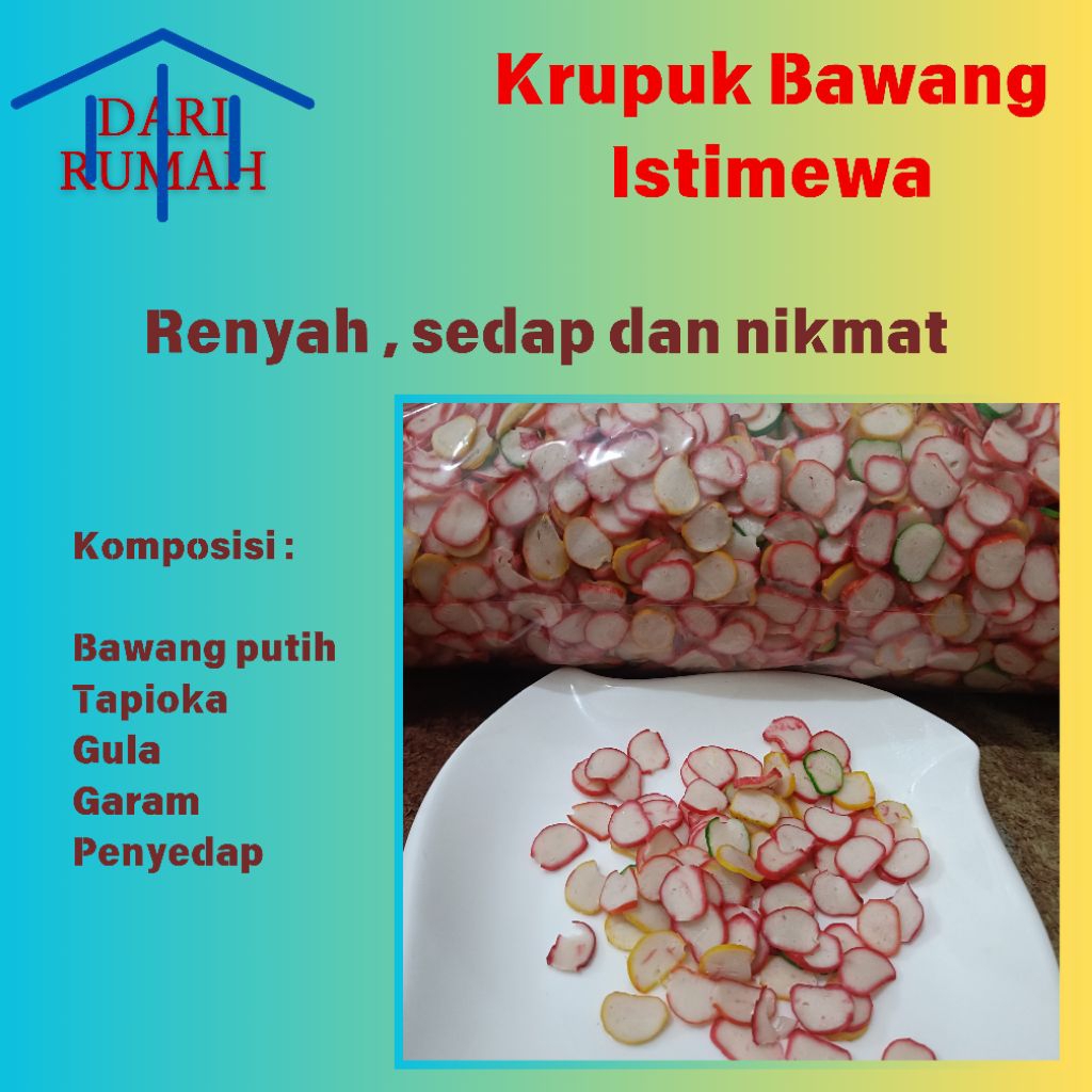 

Kerupuk bawang paling renyah dan nikmat terbaik termurah