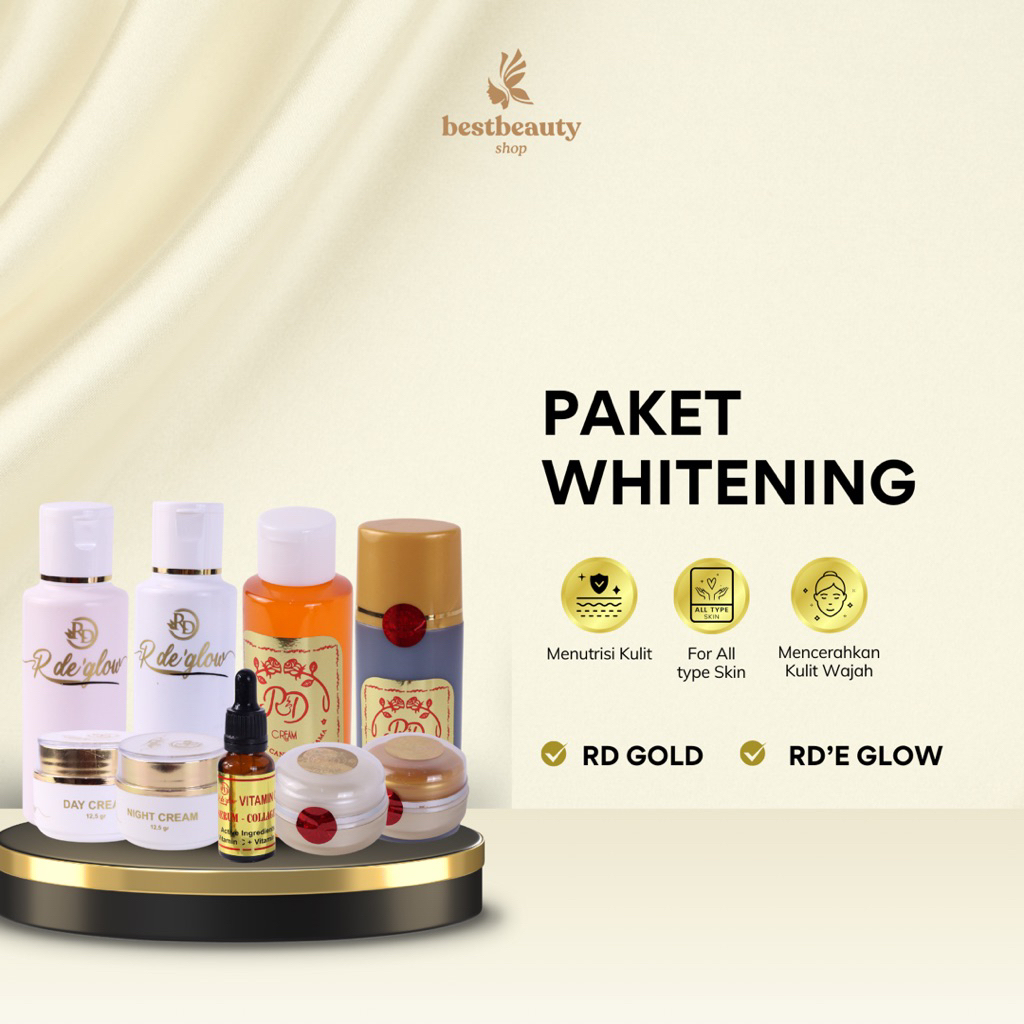 Paket Whitening RinnaDiazella (RD GOLD & RDE GLOW)