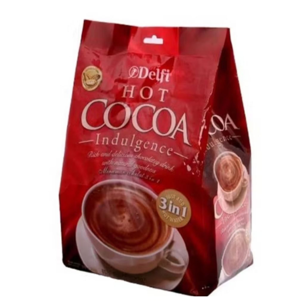 

DELFI HOT COCOA INDULGANCE 3IN1 ISI 20PCS X 25 GR SACHET