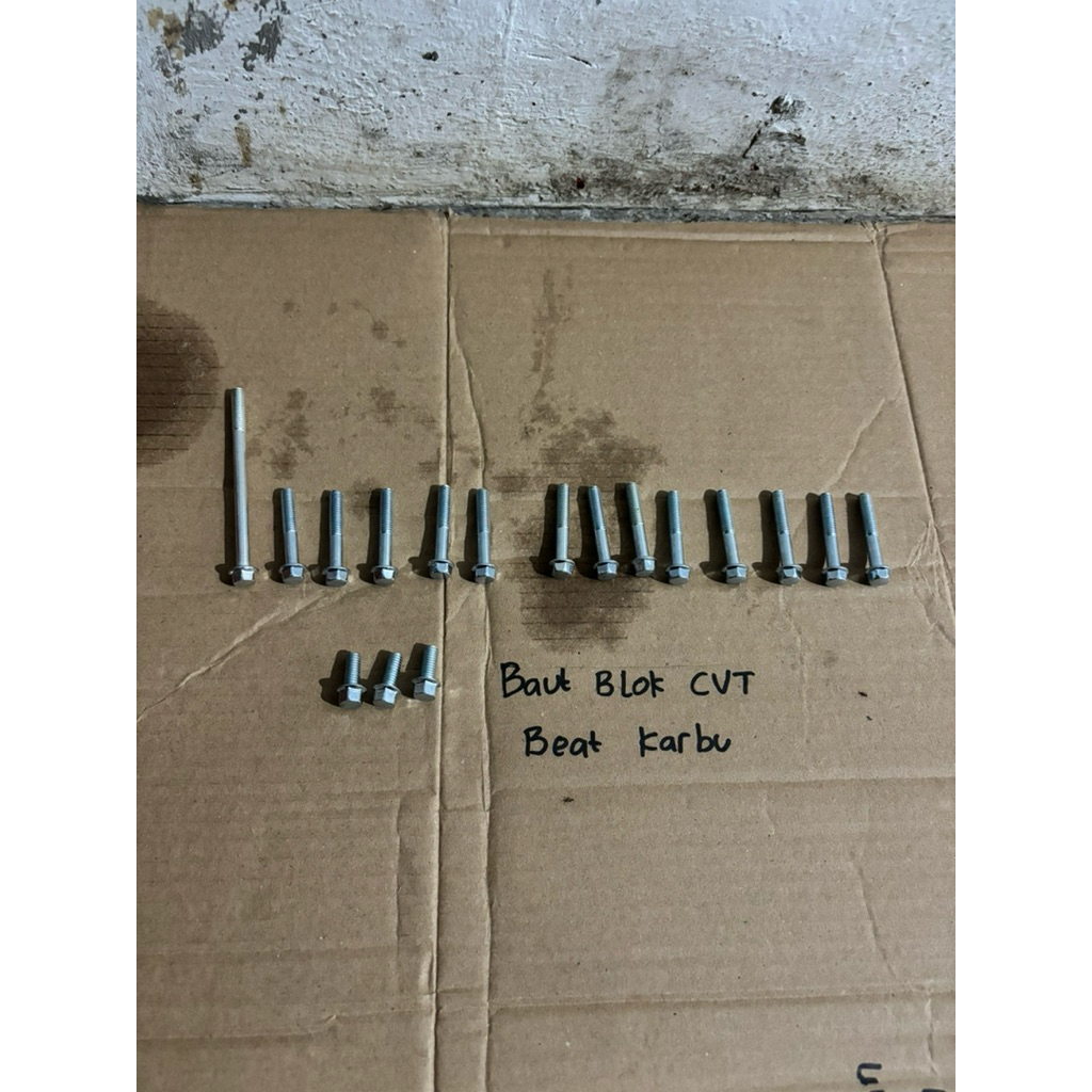 baut baud blok cvt Honda beat karbu lama