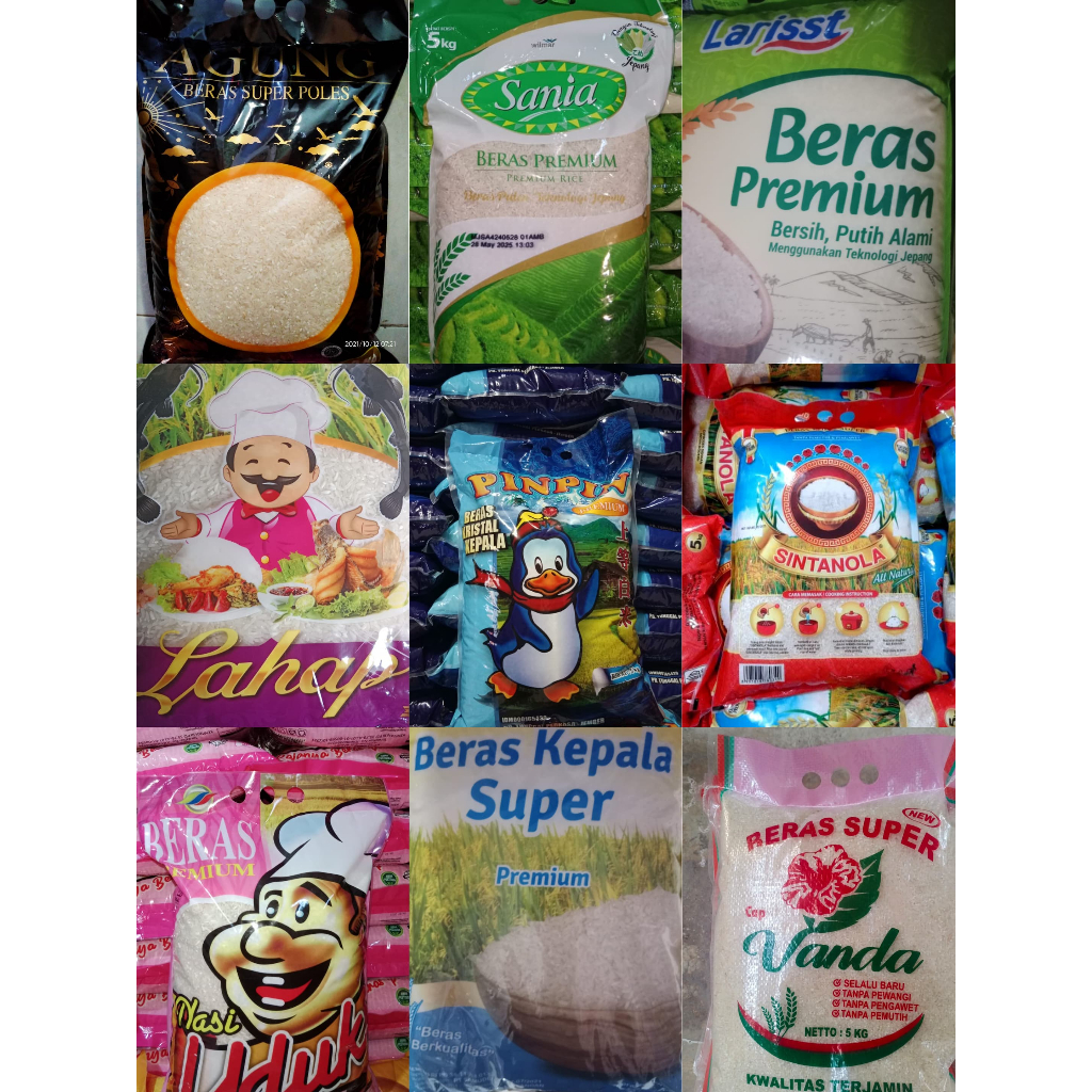 

Ready Beras Pin Pin kemasan 5kg