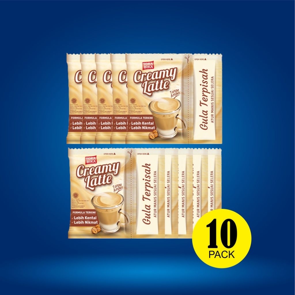 

Torabika Creamy Latte / Kopi instan 1 renceng isi 10 sachet