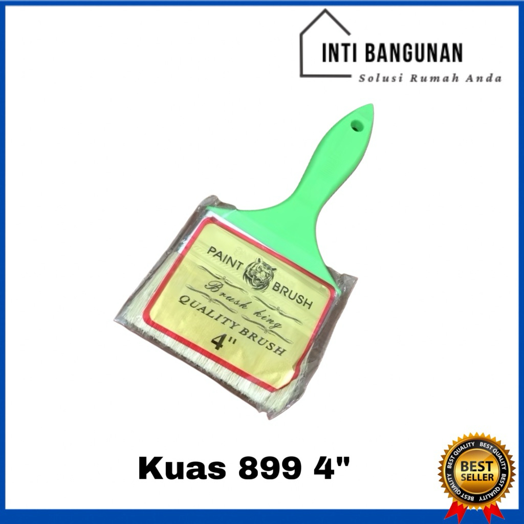 Kuas Cat 899 4” Inch Cat Minyak / Tembok / Dinding Gagang Plastik